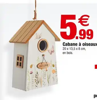 Bazarland Cabane à oiseaux offre