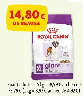 Maxi Zoo ROYAL CANIN offre