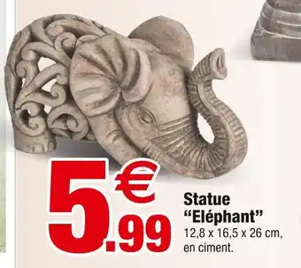 Bazarland Statue Éléphant offre