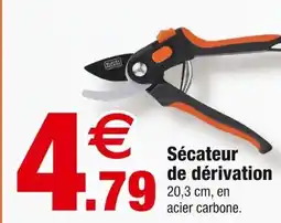 Bazarland Black & Decker Sécateur de dérivation offre