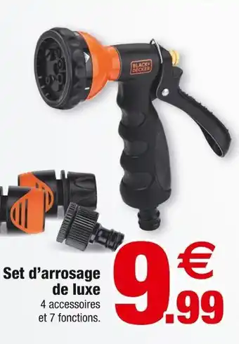 Bazarland BLACK+DECKER Set d'arrosage de luxe offre