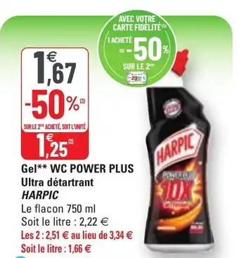G20 Gel wc power plus offre