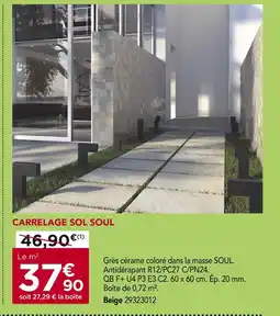 Gedimat SOUL Carrelage sol offre