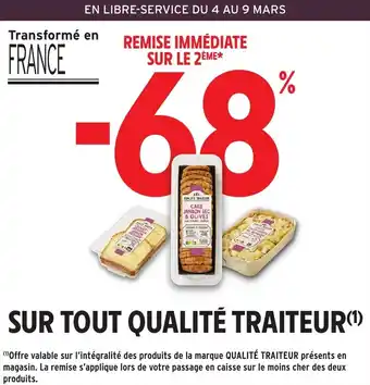 Intermarché Sur tout qualité traiteur offre