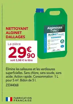 Gedimat ALGIMOUS Nettoyant alginet dallages offre