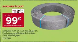 Gedimat Bordure écolat offre