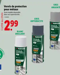 Lidl PARKSIDE Vernis de protection pour métaux offre