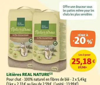 Maxi Zoo REAL NATURE Litières offre