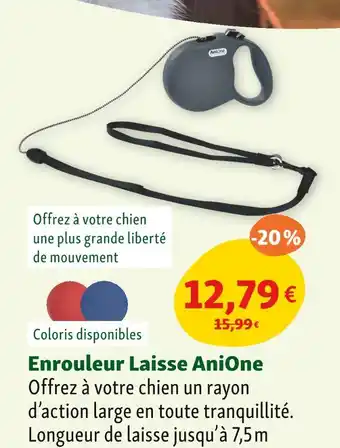 Maxi Zoo ANIONE Enrouleur Laisse offre