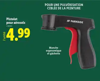 Lidl PARKSIDE Pistolet pour aérosols offre