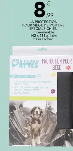 Stokomani Protection pour siège de voiture spéciale chien offre