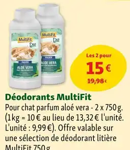 Maxi Zoo MULTIFIT Déodorants offre