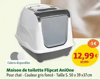 Maxi Zoo Maison de toilette Flipcat AniOne offre