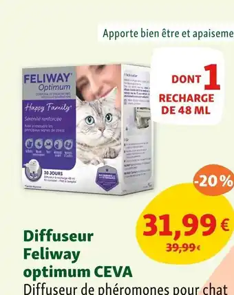 Maxi Zoo Diffuseur feliway optimum ceva offre