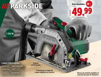 Lidl PARKSIDE Scie circulaire offre