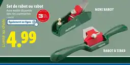 Lidl PARKSIDE Set de rabot ou rabot offre