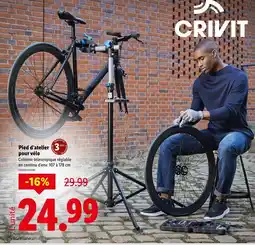 Lidl CRIVIT Pied d'atelier pour vélo offre