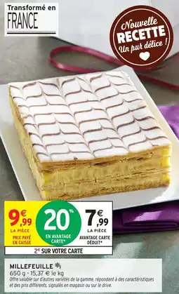 Intermarché Millefeuille offre