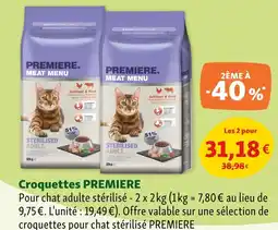 Maxi Zoo PREMIERE Croquettes offre