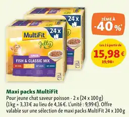 Maxi Zoo MULTIFIT Maxi packs offre