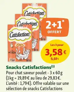 Maxi Zoo CATISFACTIONS Snacks offre