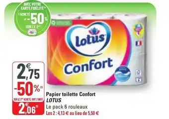 G20 Papier toilette confort offre