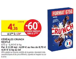 Intermarché Céréales crunch nestlé offre