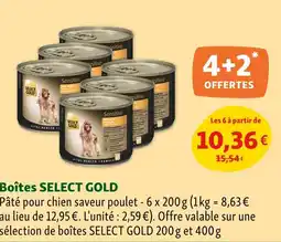 Maxi Zoo SELECT GOLD Boîtes offre