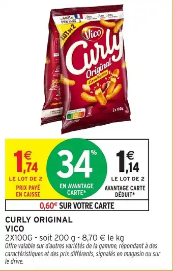 Intermarché Curly original vico offre