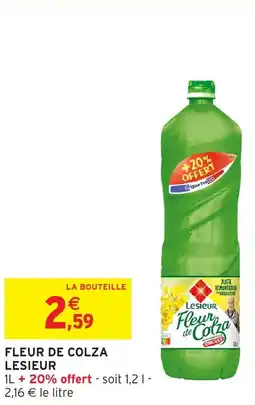 Intermarché Fleur de colza lesieur offre