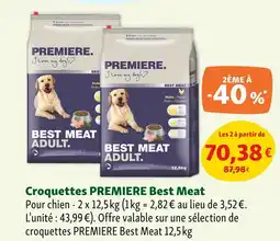 Maxi Zoo PREMIERE Croquettes Best Meat offre