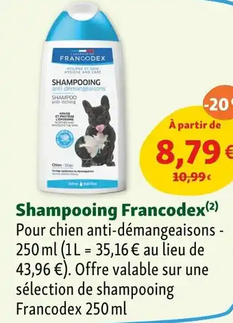 Maxi Zoo FRANCODEX Shampooing offre