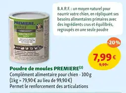 Maxi Zoo PREMIERE Poudre de moules offre