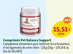 Maxi Zoo Comprimés Pet Balance Support offre