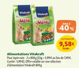 Maxi Zoo VITAKRAFT Alimentations offre