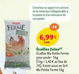 Maxi Zoo ZOLUX Écailles offre