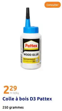 Action Colle à bois D3 Pattex offre