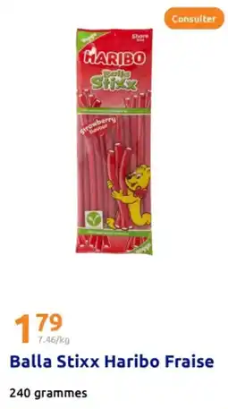 Action Balla Stixx Haribo Fraise offre