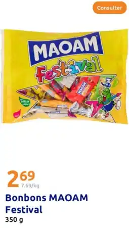 Action Bonbons MAOAM Festival offre