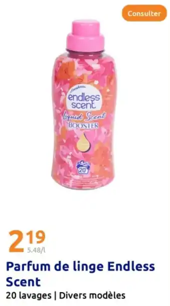 Action Parfum de linge Endless Scent offre