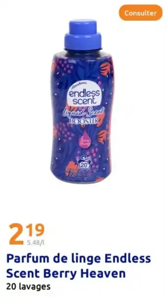 Action Parfum de linge Endless Scent Berry Heaven offre