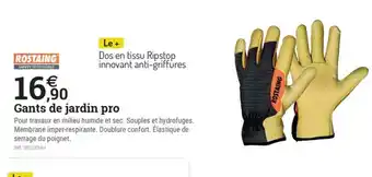 Espace emeraude ROSTAING Gants de jardin pro offre