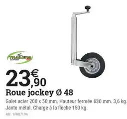 Espace emeraude Roue jockey Ø 48 offre