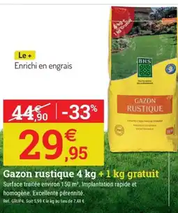 Espace emeraude Gazon rustique offre