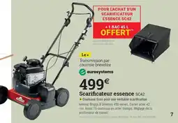 Espace emeraude Scarificateur essence SC42 offre