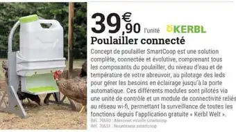 Espace emeraude KERBL Poulailler connecté offre