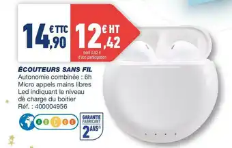 Écouteurs sans fil