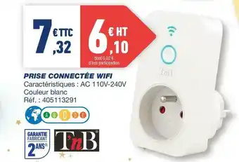 Tnb prise connectée wifi