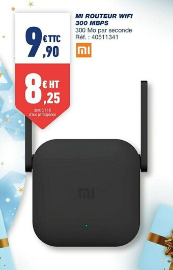 Bureau Vallée Xiaomi mi routeur wifi 300 mbps offre