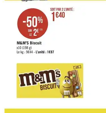 M&m’s m&m’s biscuit